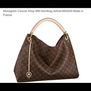 Louis Vuitton Monogrammed Artsy Bag